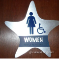 Número de sala Braille Deseñado personalizado